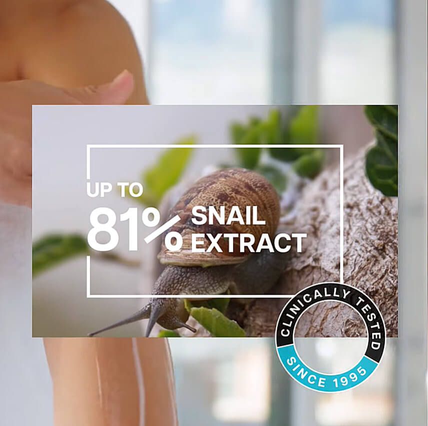 81% snail extract moisturizing cream for intense hydration.